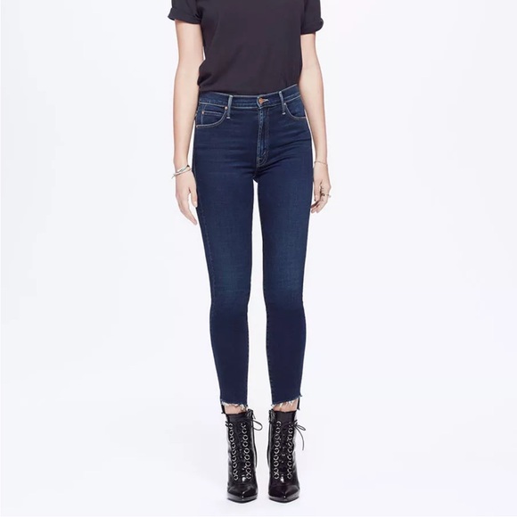 Mother Denim Stunner Ankle Step Fray After Hours - Picture 2 of 10